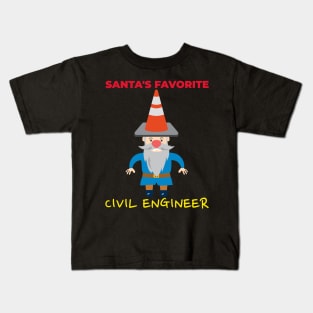 Santa's Favourite Engineer Kids T-Shirt